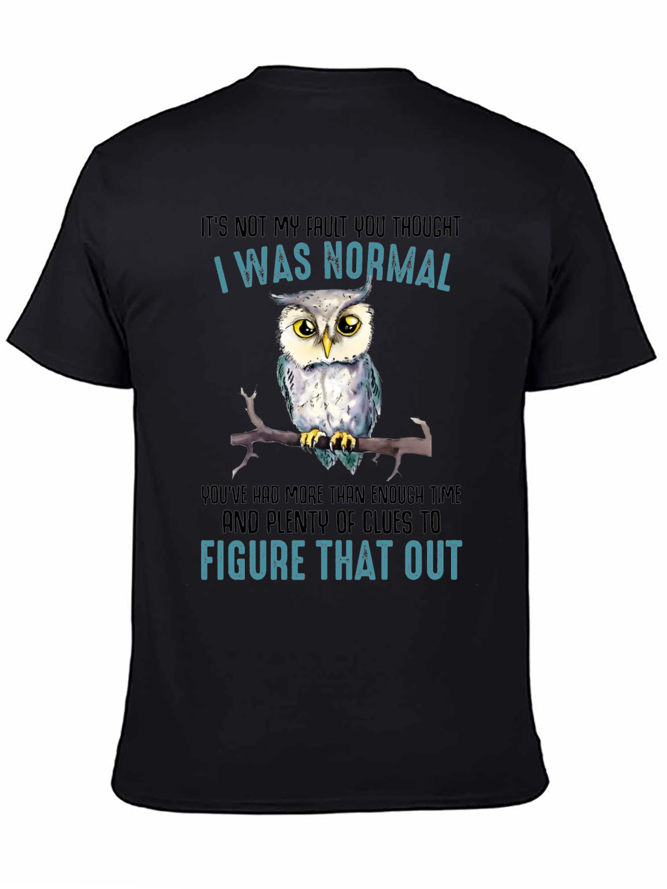 Its Not My Fault Owl T-Shirt