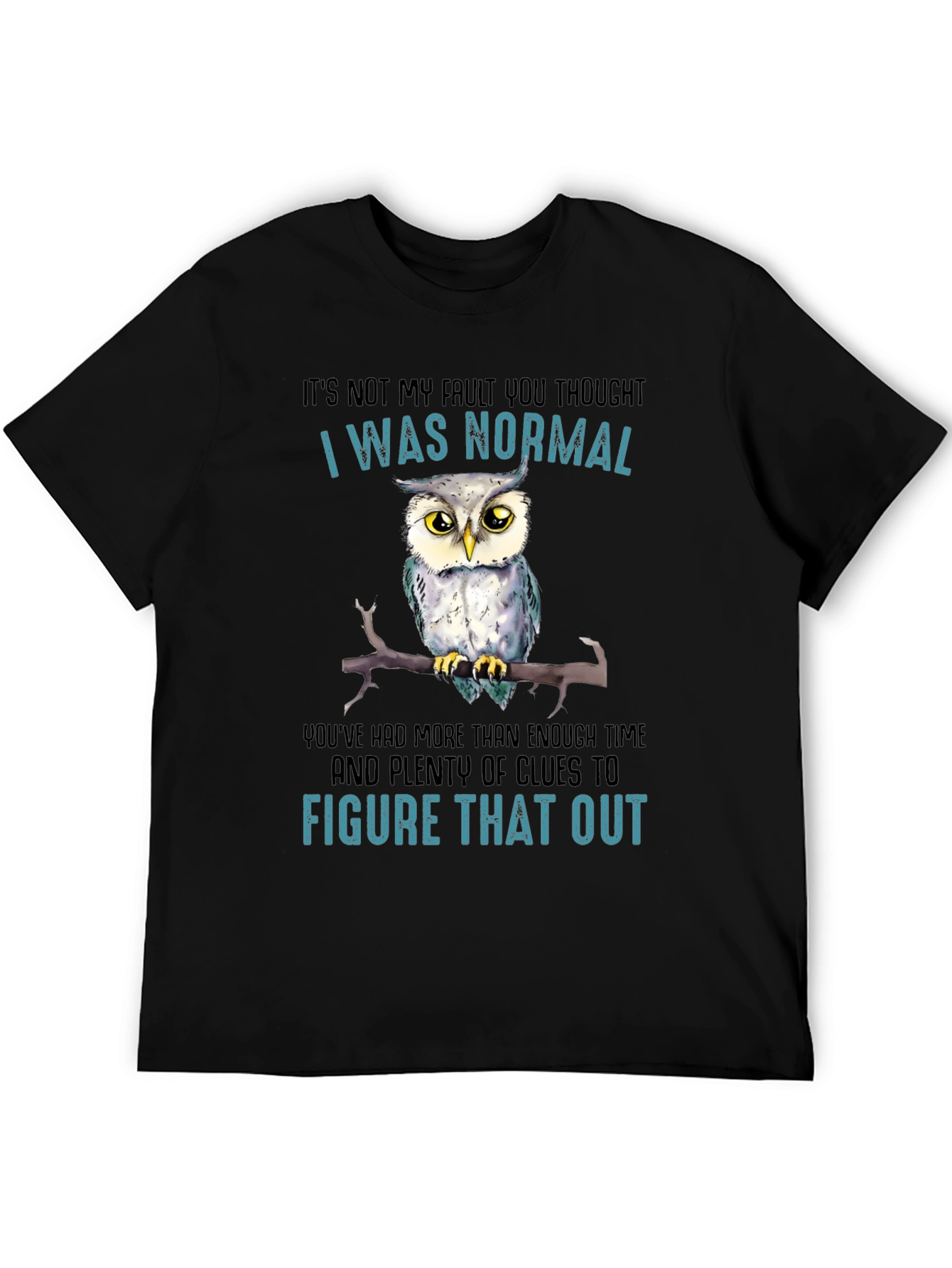 Its Not My Fault Owl T-Shirt
