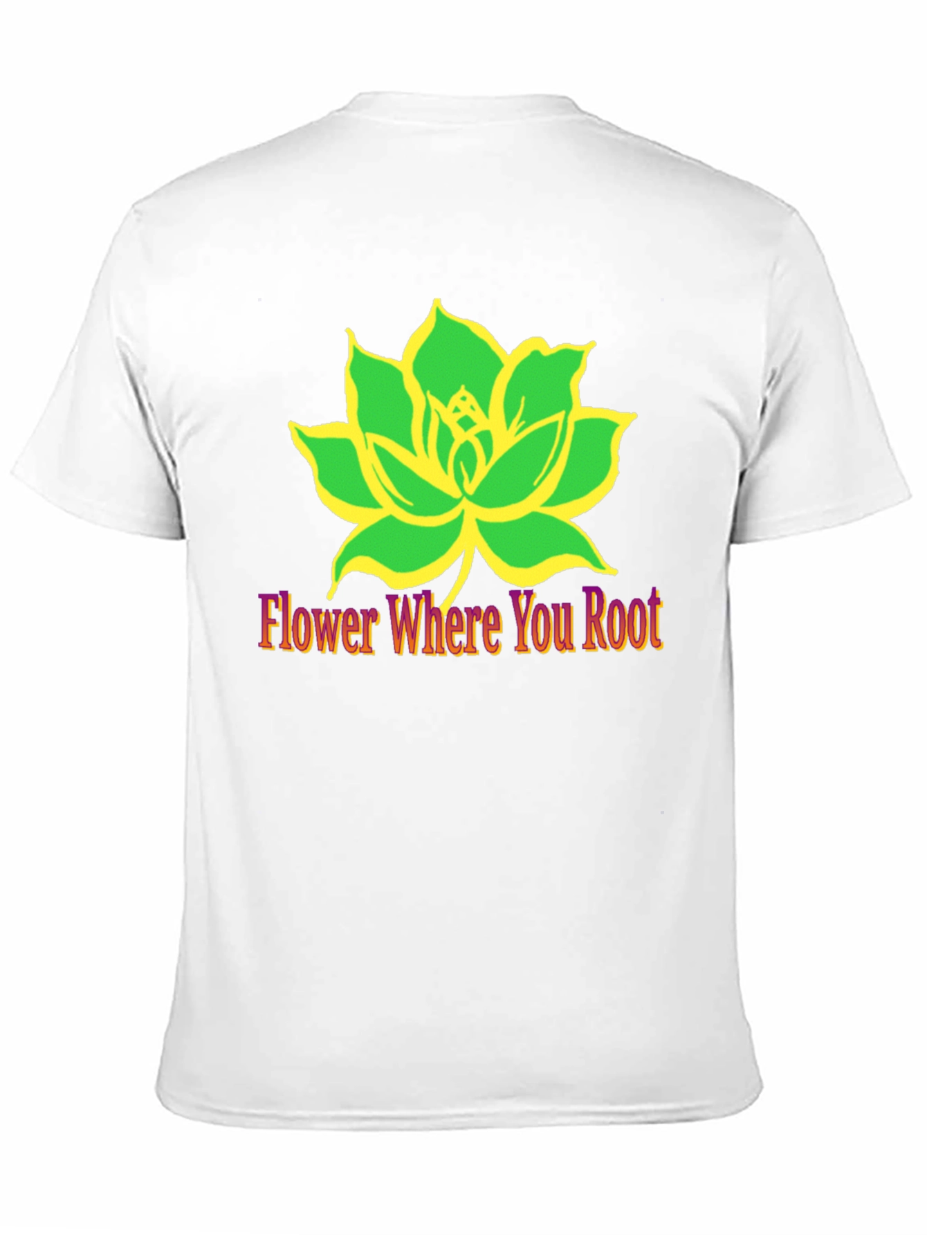 Lotus Flower Graphic Tee - Flower Where You Root