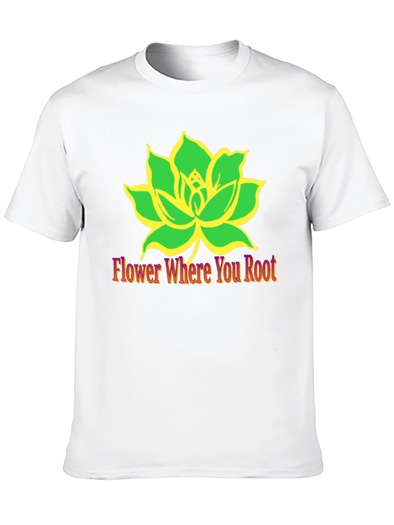 Lotus Flower Graphic Tee - Flower Where You Root
