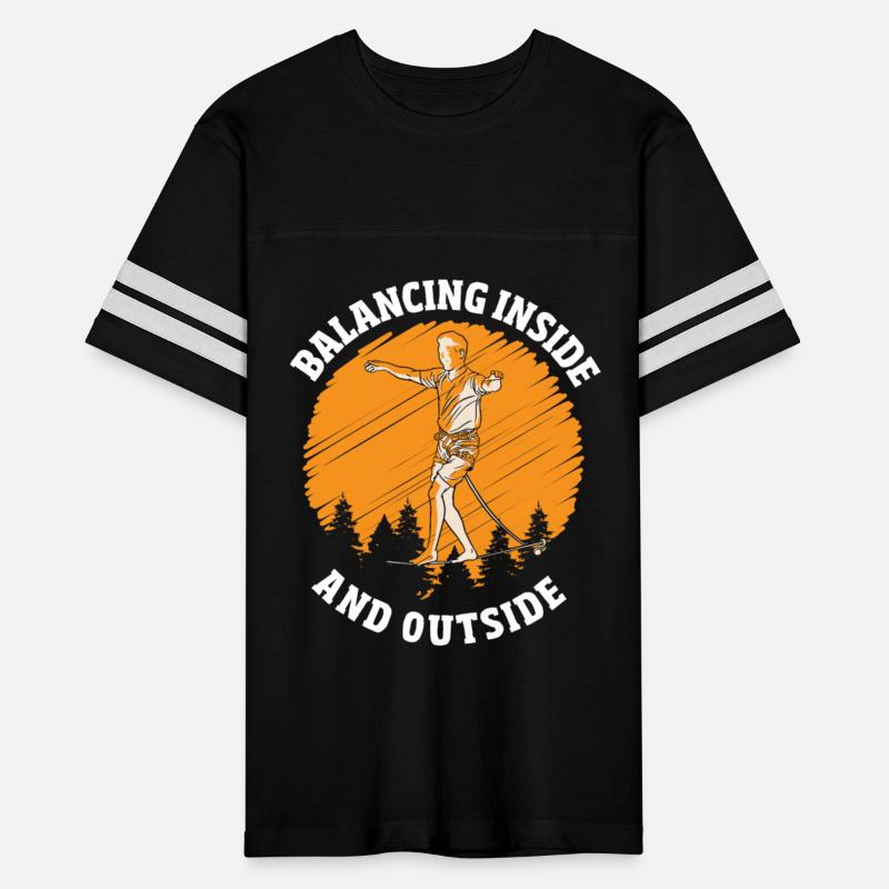 Balancing Inside and Outside Slackline Yoga Slack