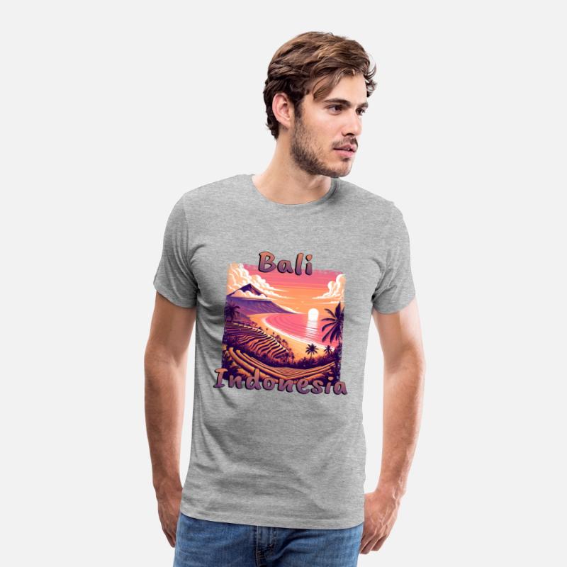 Bali Indonesia sunset beach orange colors