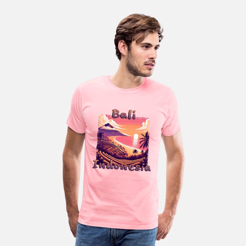 Bali Indonesia sunset beach orange colors