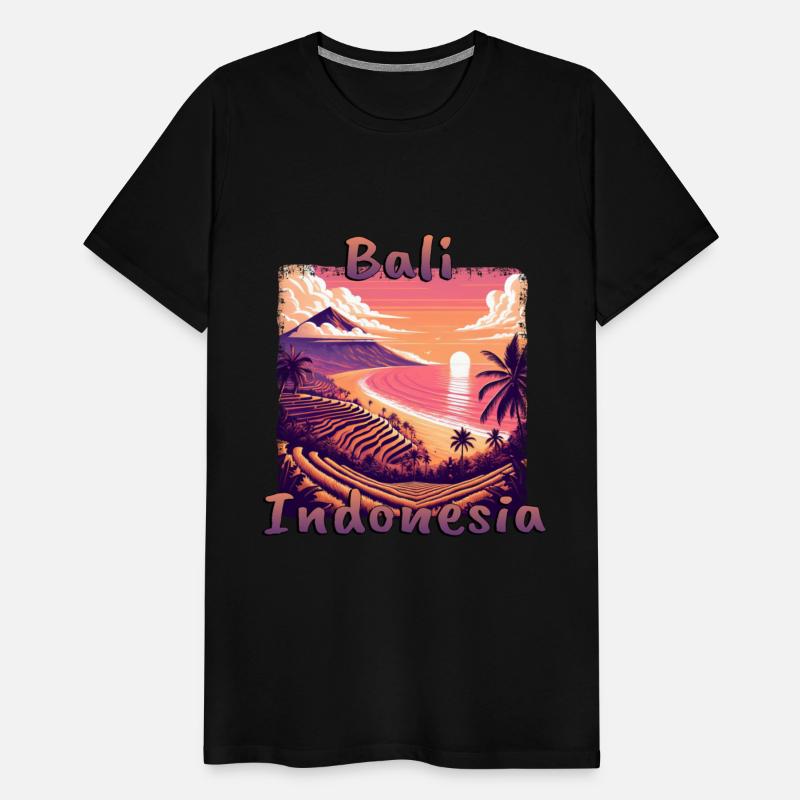 Bali Indonesia sunset beach orange colors