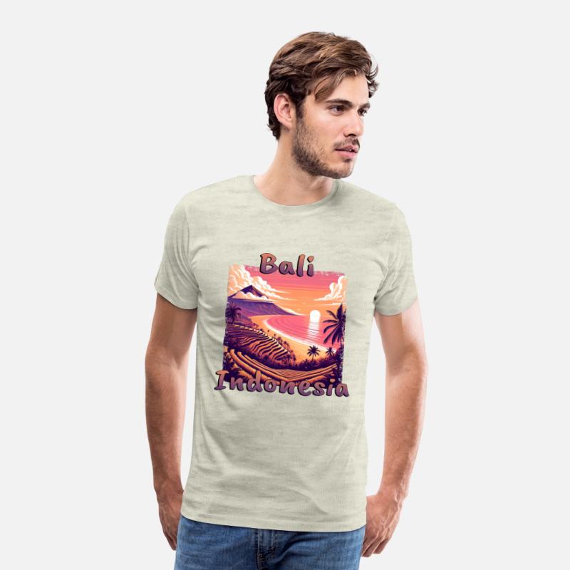 Bali Indonesia sunset beach orange colors