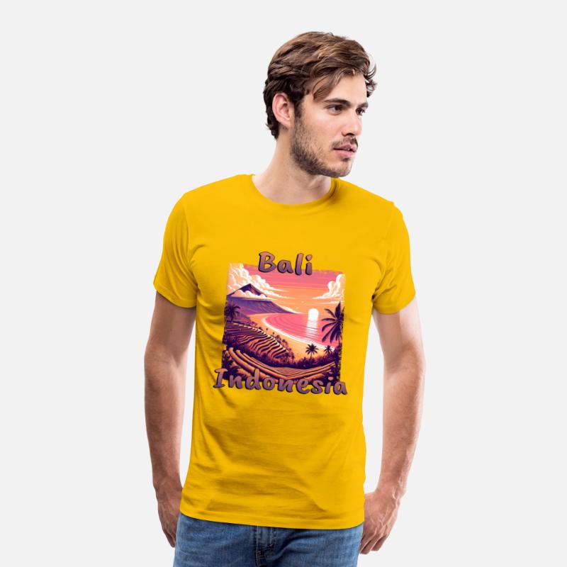 Bali Indonesia sunset beach orange colors