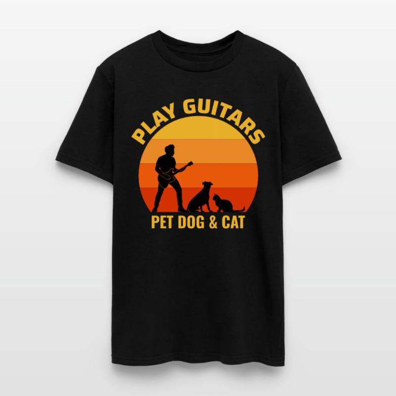 Bass Guitar Player Musician Bassist Cat Dog Animal