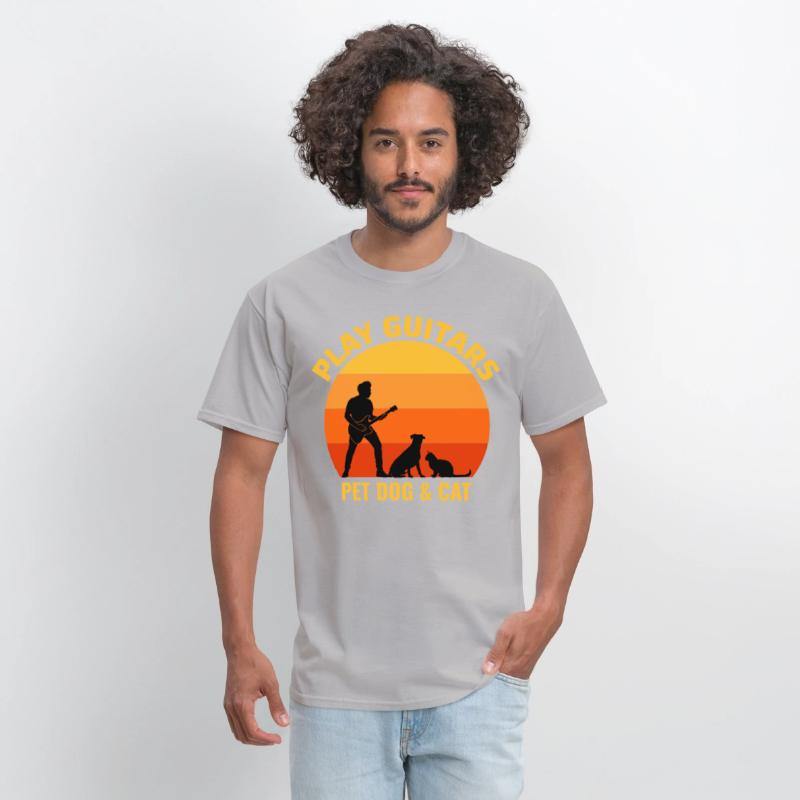 Bass Guitar Player Musician Bassist Cat Dog Animal