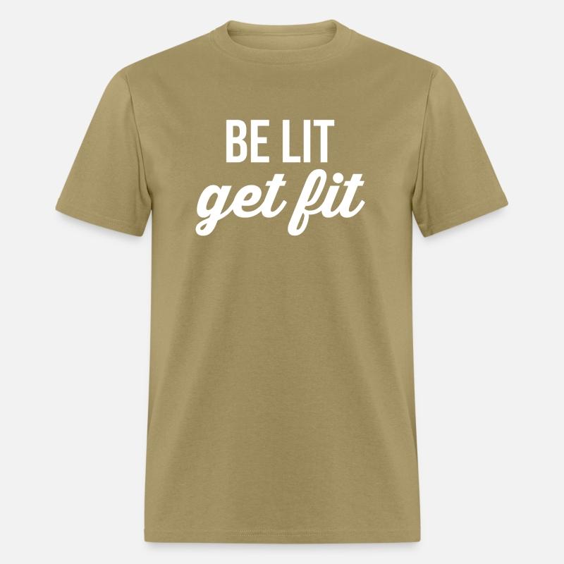 be lit get fit WHITE