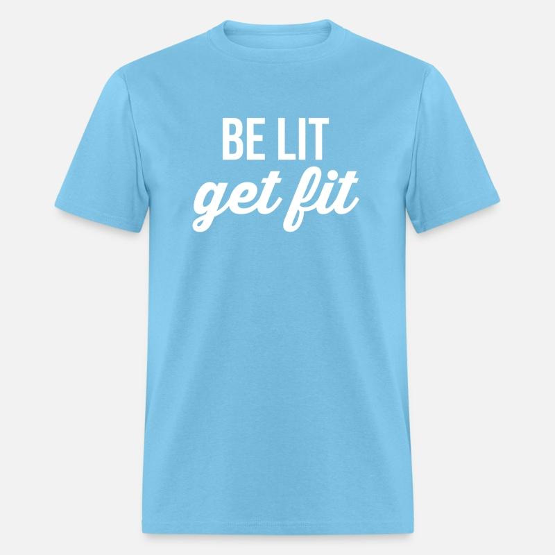 be lit get fit WHITE