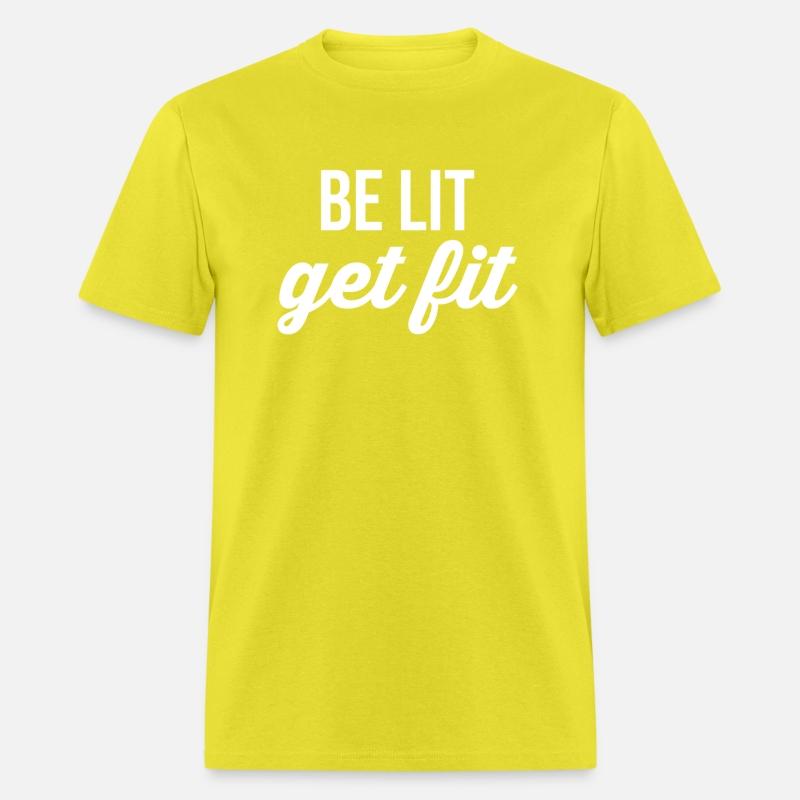 be lit get fit WHITE