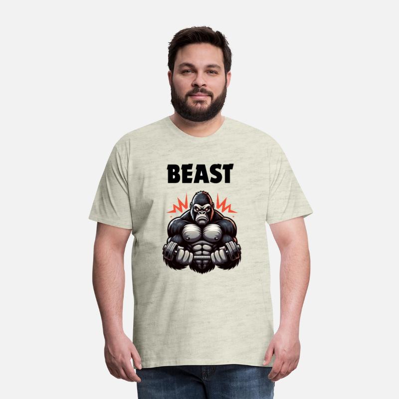 Beast Gym Gorilla – High Contrast Tee"
