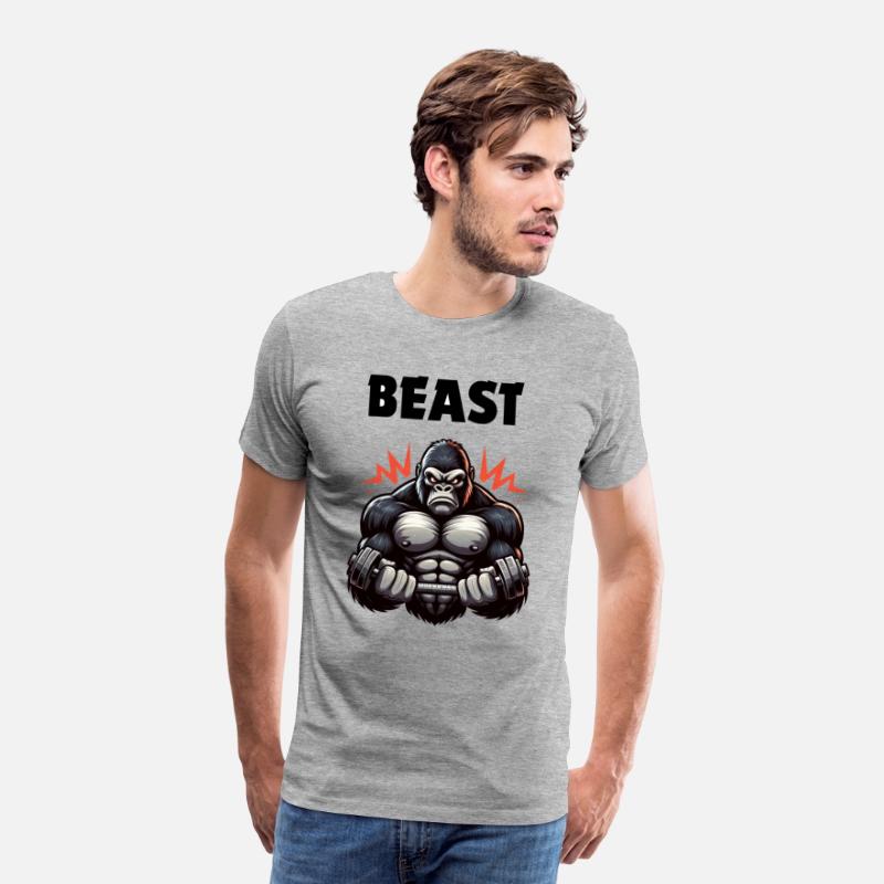 Beast Gym Gorilla – High Contrast Tee"