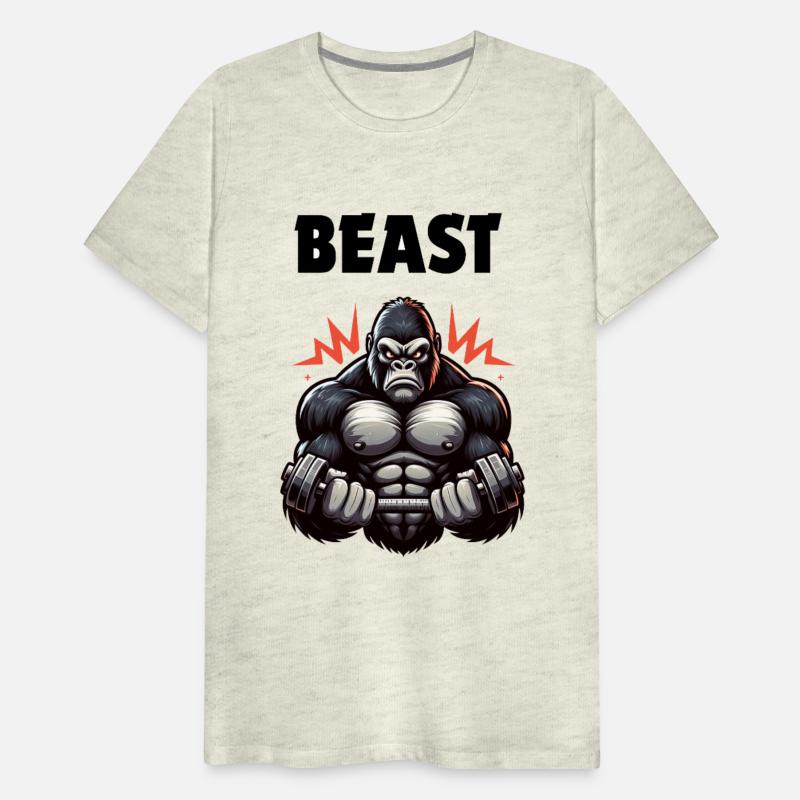 Beast Gym Gorilla – High Contrast Tee"