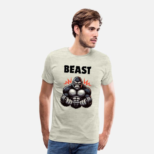 Beast Gym Gorilla – High Contrast Tee"