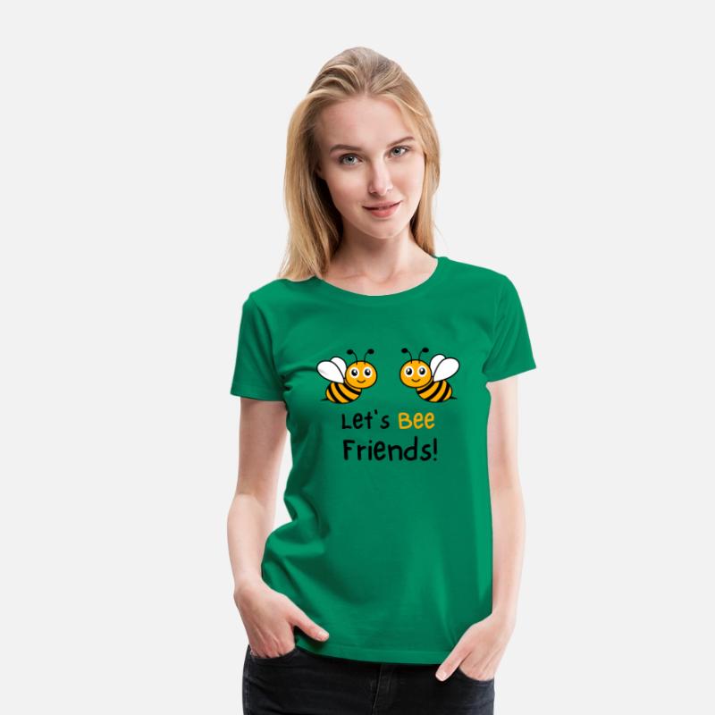 Bee Lovers Honey Bee T-Shirt, Let's Bee Friends