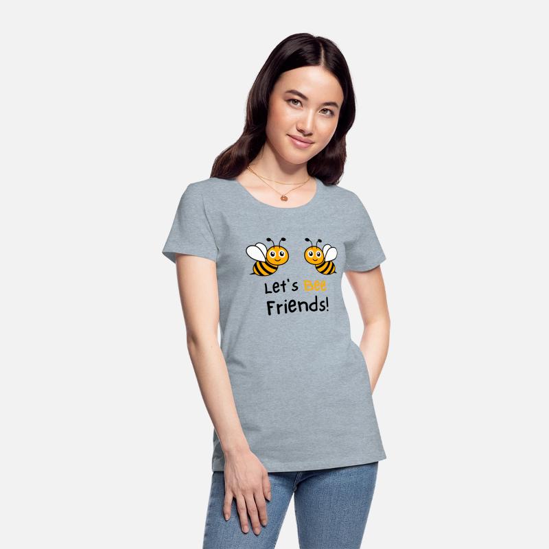 Bee Lovers Honey Bee T-Shirt, Let's Bee Friends
