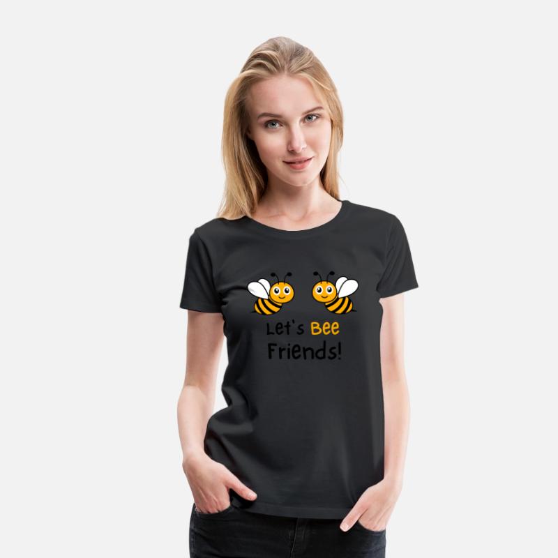 Bee Lovers Honey Bee T-Shirt, Let's Bee Friends