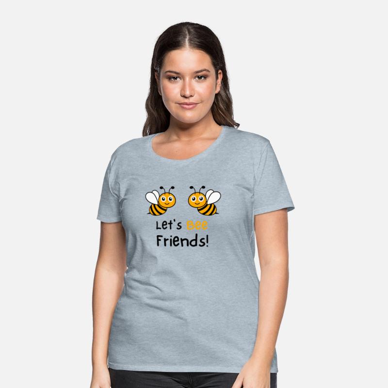 Bee Lovers Honey Bee T-Shirt, Let's Bee Friends