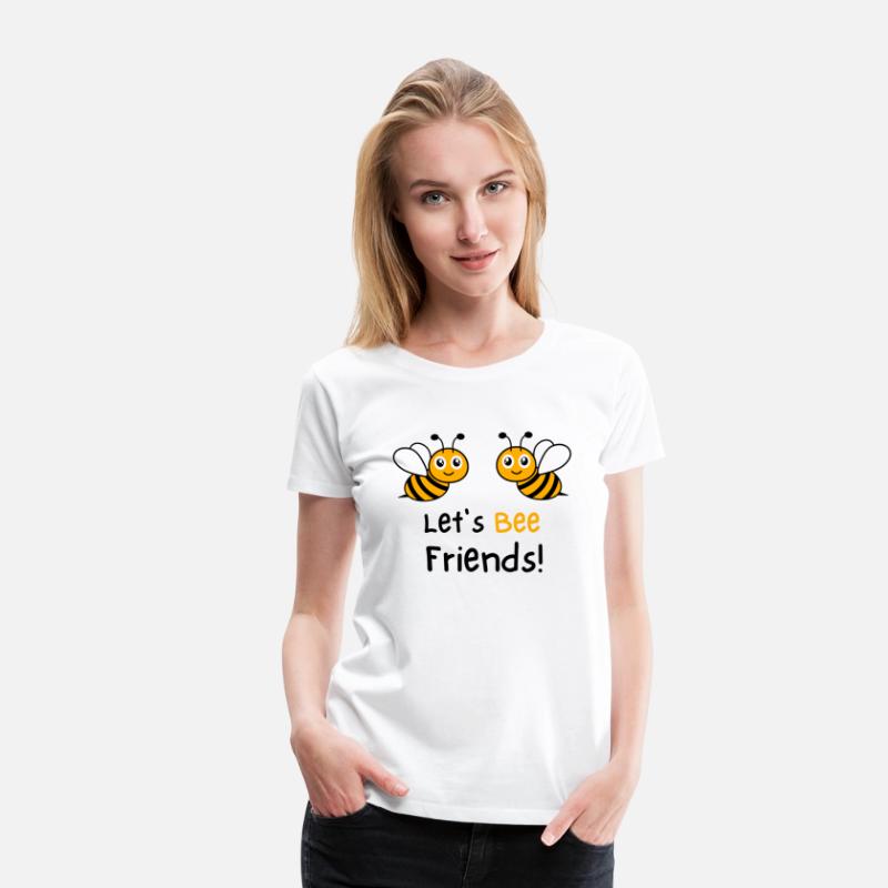 Bee Lovers Honey Bee T-Shirt, Let's Bee Friends