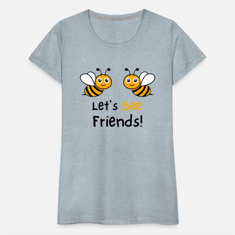 Bee Lovers Honey Bee T-Shirt, Let's Bee Friends