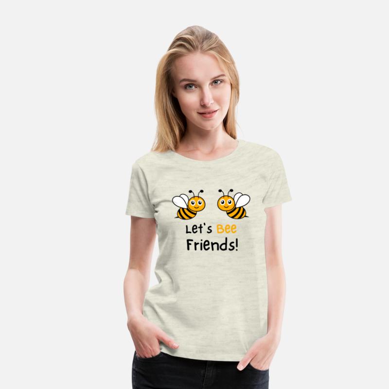 Bee Lovers Honey Bee T-Shirt, Let's Bee Friends