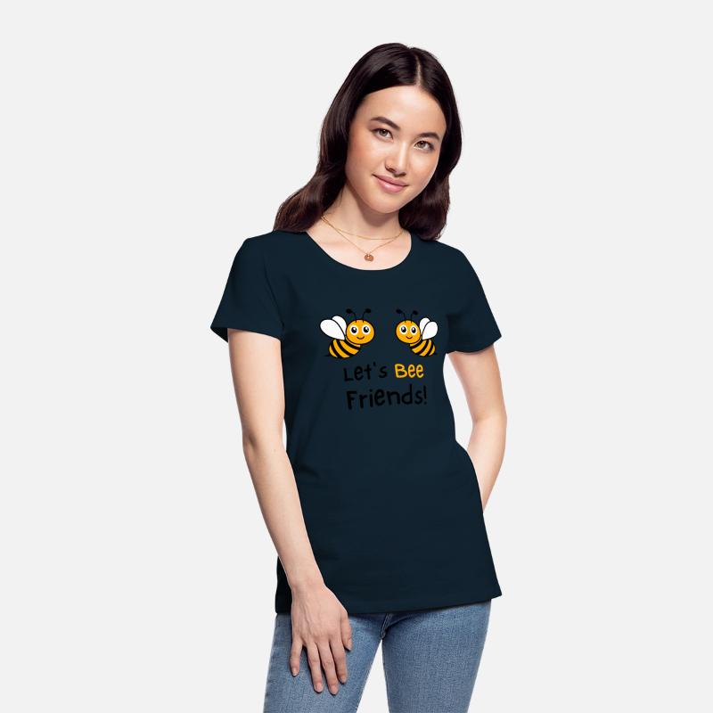 Bee Lovers Honey Bee T-Shirt, Let's Bee Friends