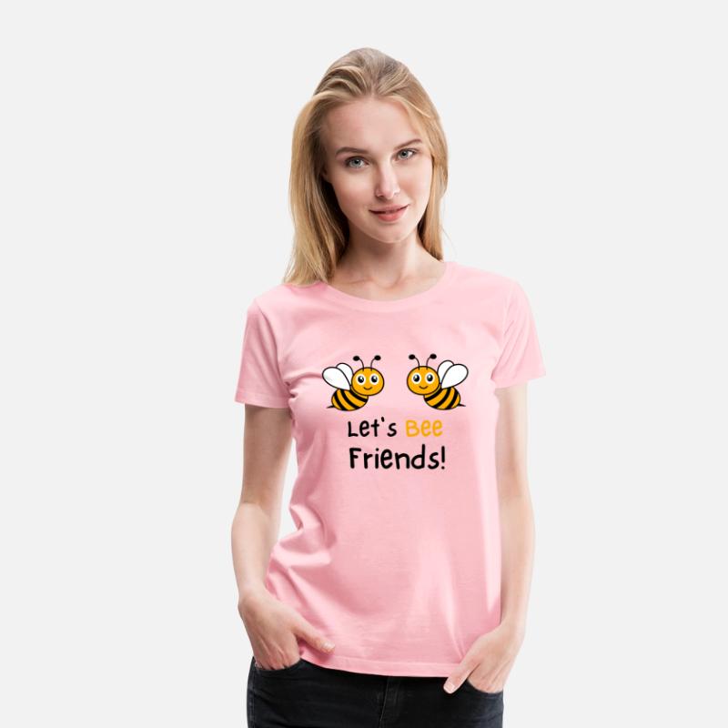 Bee Lovers Honey Bee T-Shirt, Let's Bee Friends