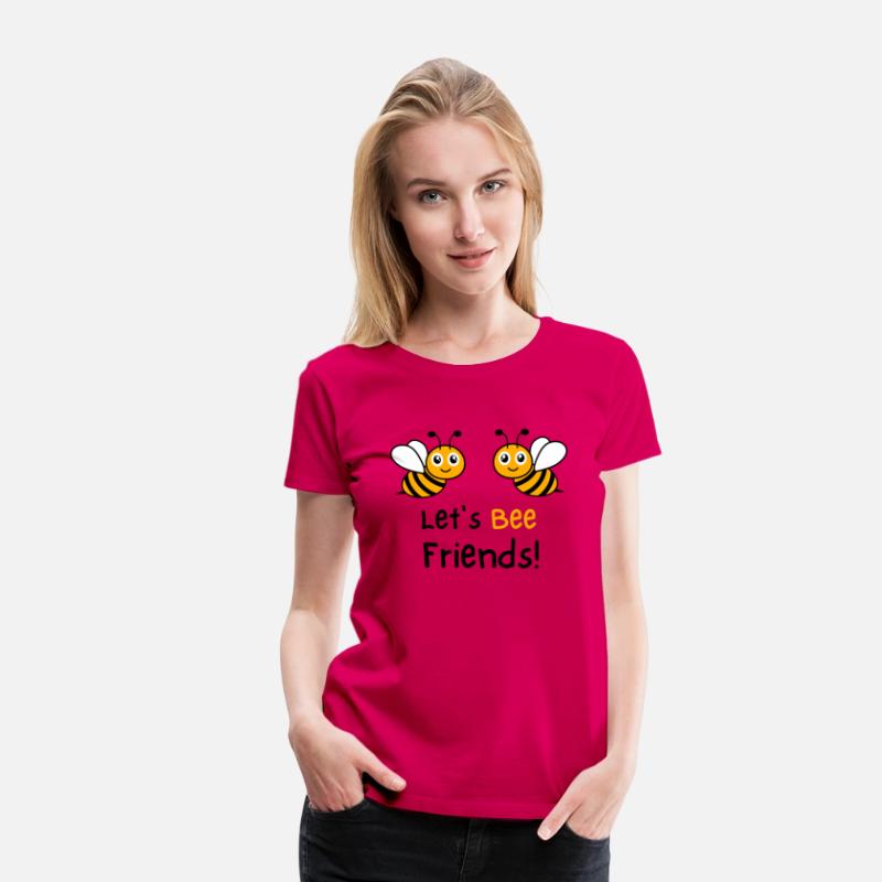 Bee Lovers Honey Bee T-Shirt, Let's Bee Friends