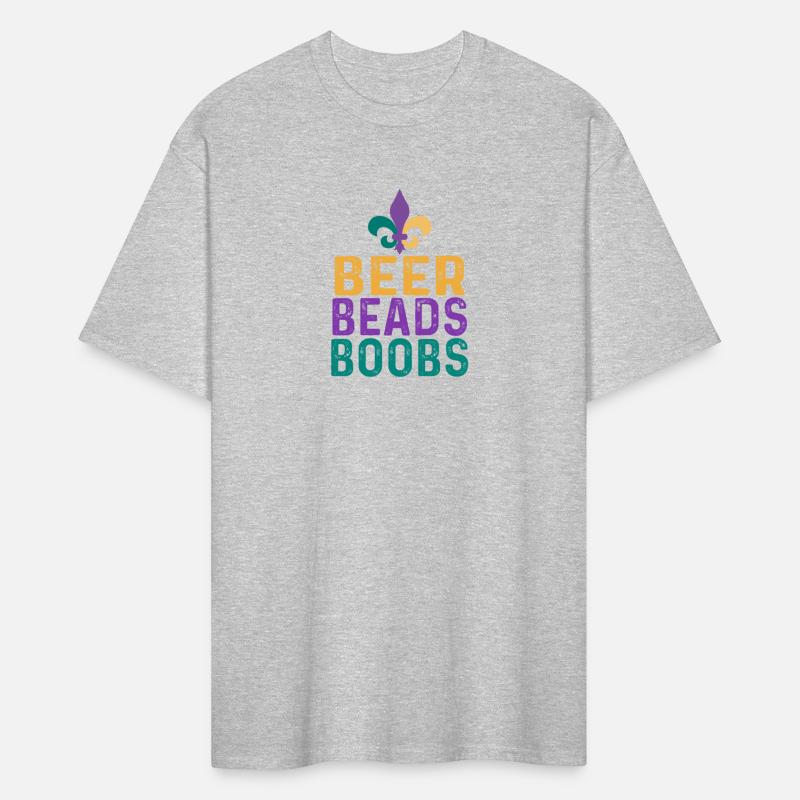 Beer Beads Boobs Funny Mardi Gras