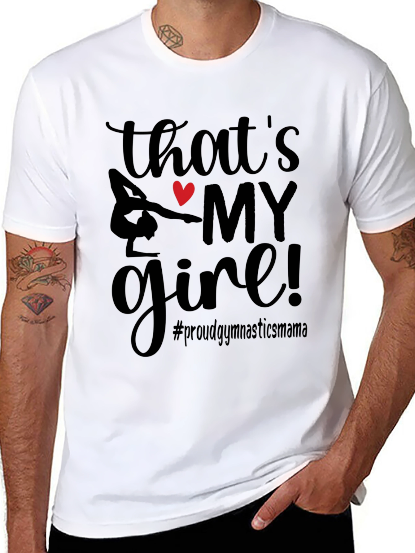 Thats My Girl Gymnastics Mama T-Shirt