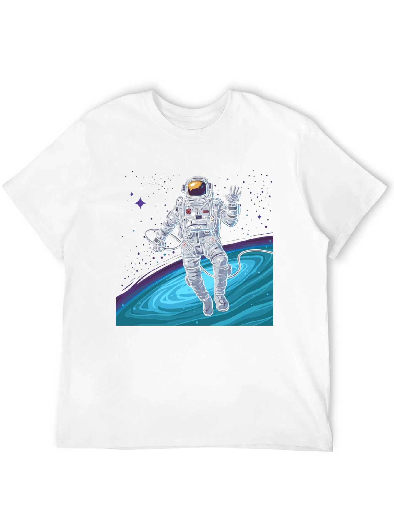 Astronaut Galaxy Graphic Tee - Explore in Style!