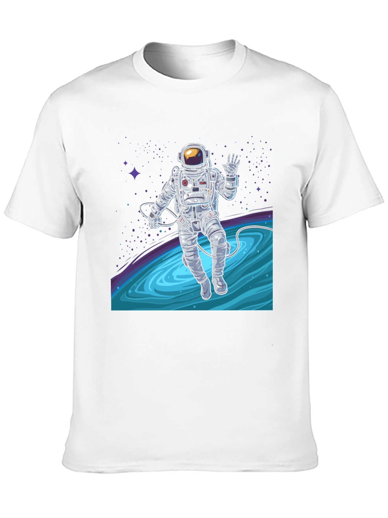 Astronaut Galaxy Graphic Tee - Explore in Style!