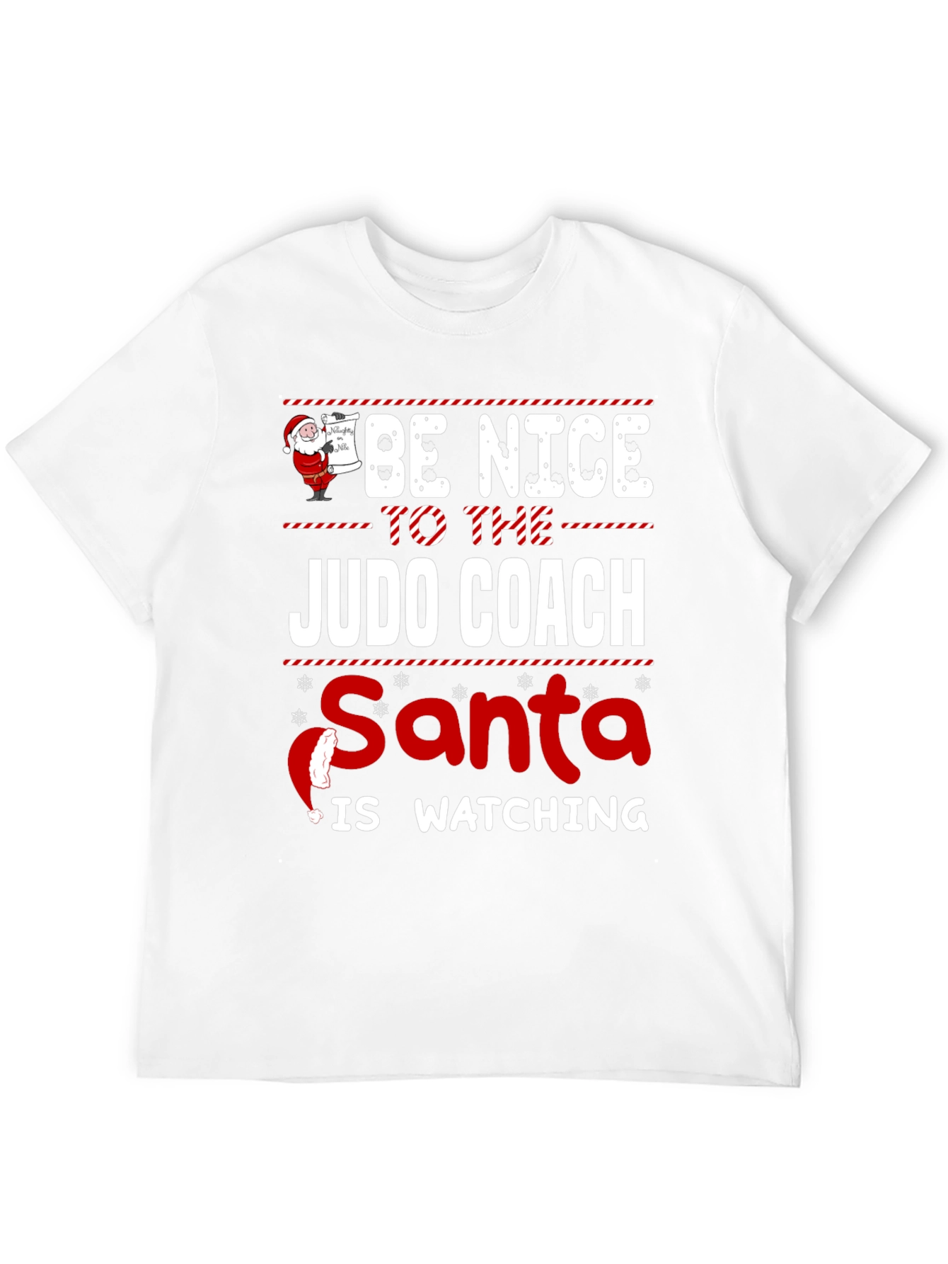 Judo Coach Santa Watching T-Shirt