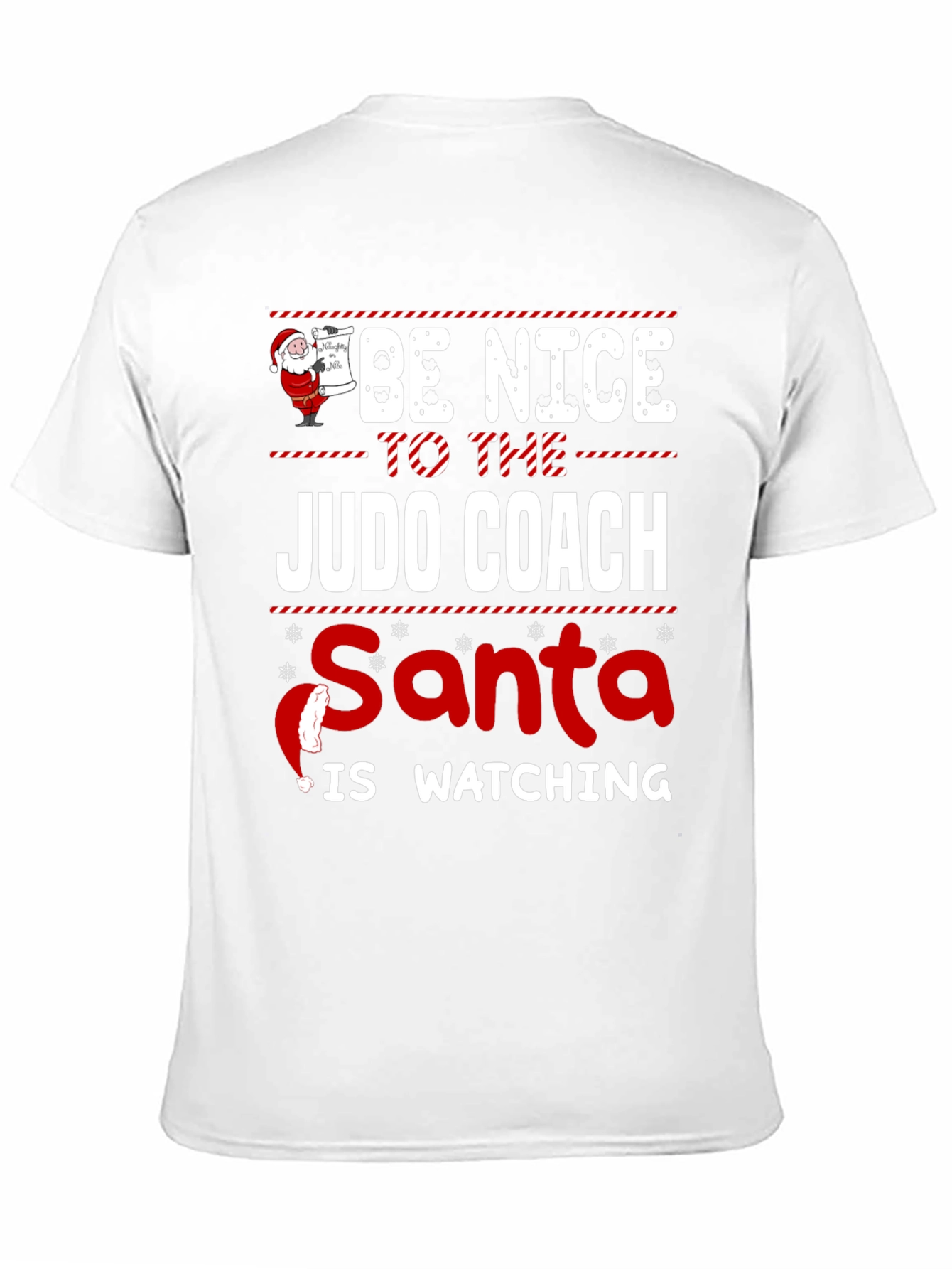 Judo Coach Santa Watching T-Shirt