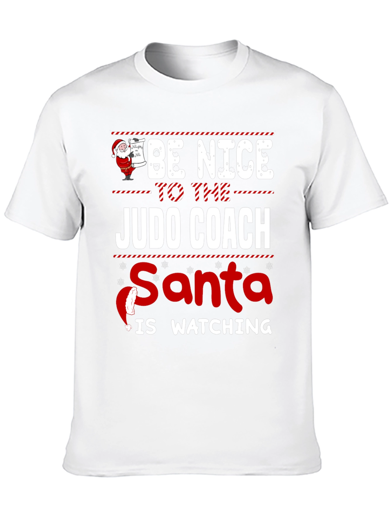 Judo Coach Santa Watching T-Shirt