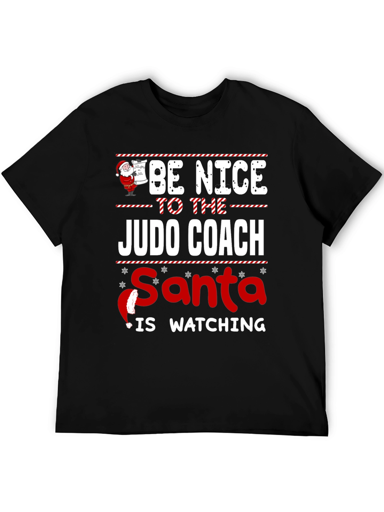 Judo Coach Santa Watching T-Shirt