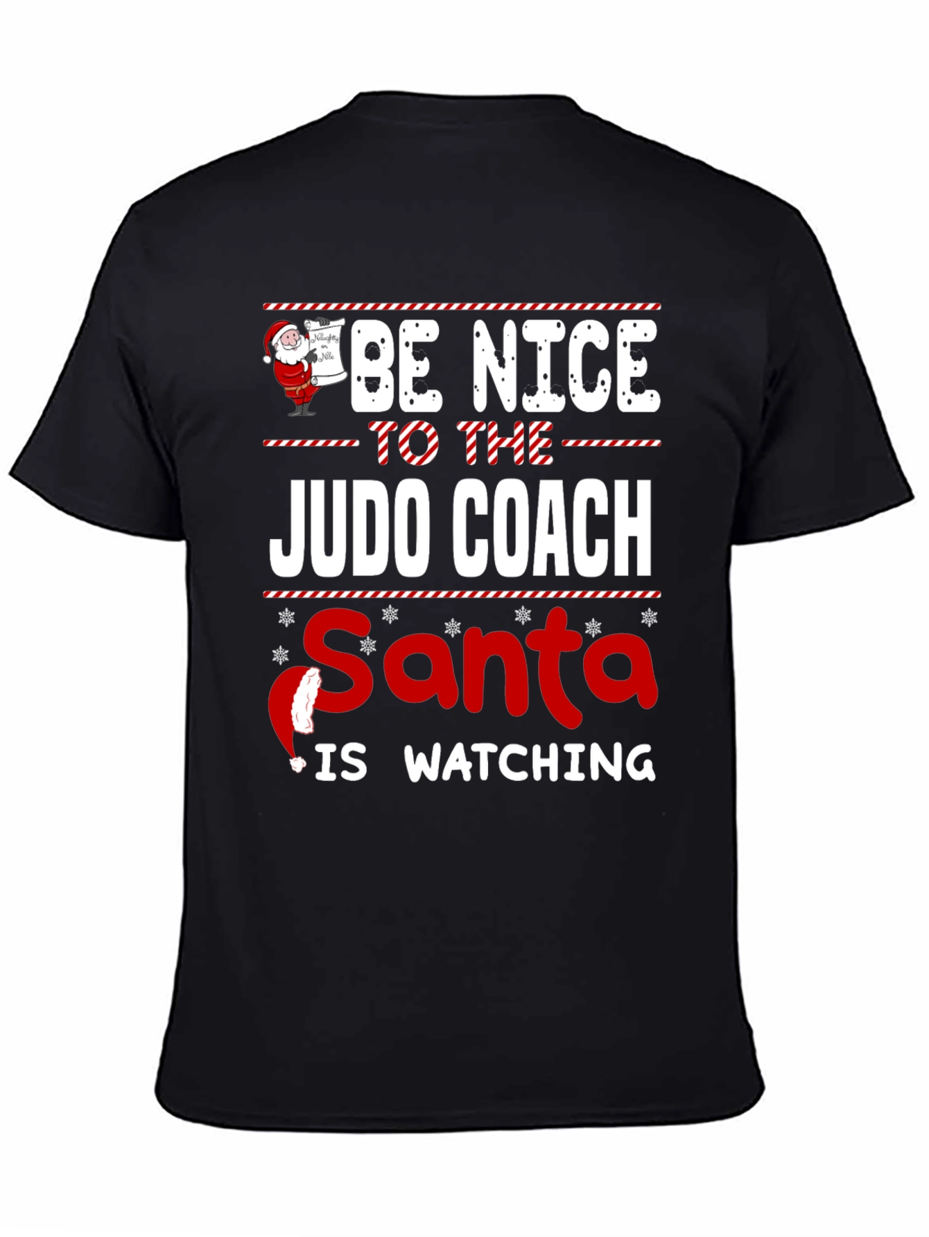 Judo Coach Santa Watching T-Shirt