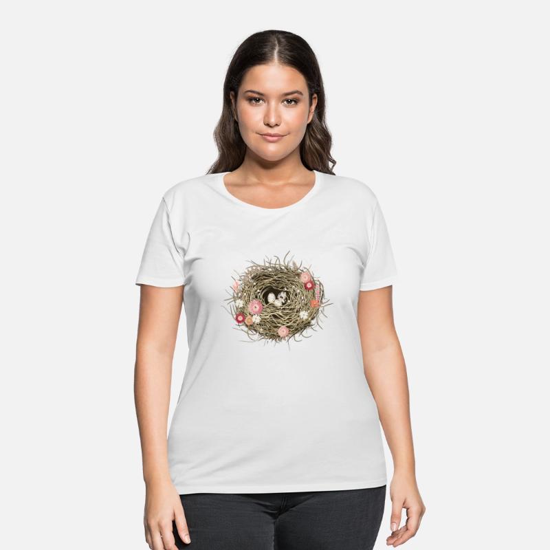 Bird's nest or Easter nest with dried flowers