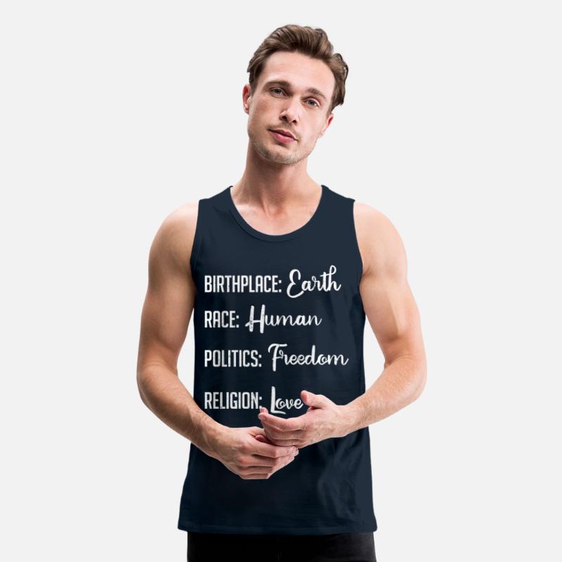 Birthplace Earth, Race Human, Politics Religion