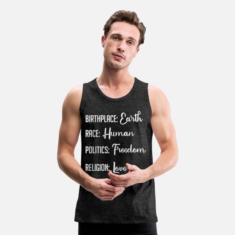 Birthplace Earth, Race Human, Politics Religion