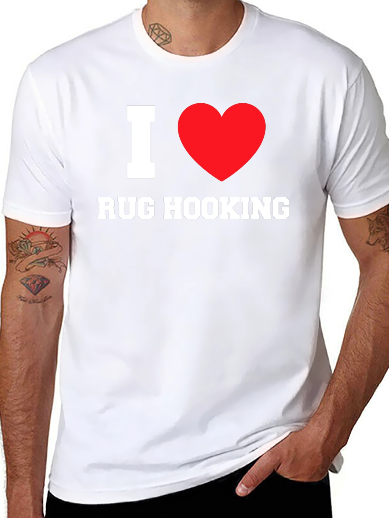 I Heart Rug Hooking T-Shirt