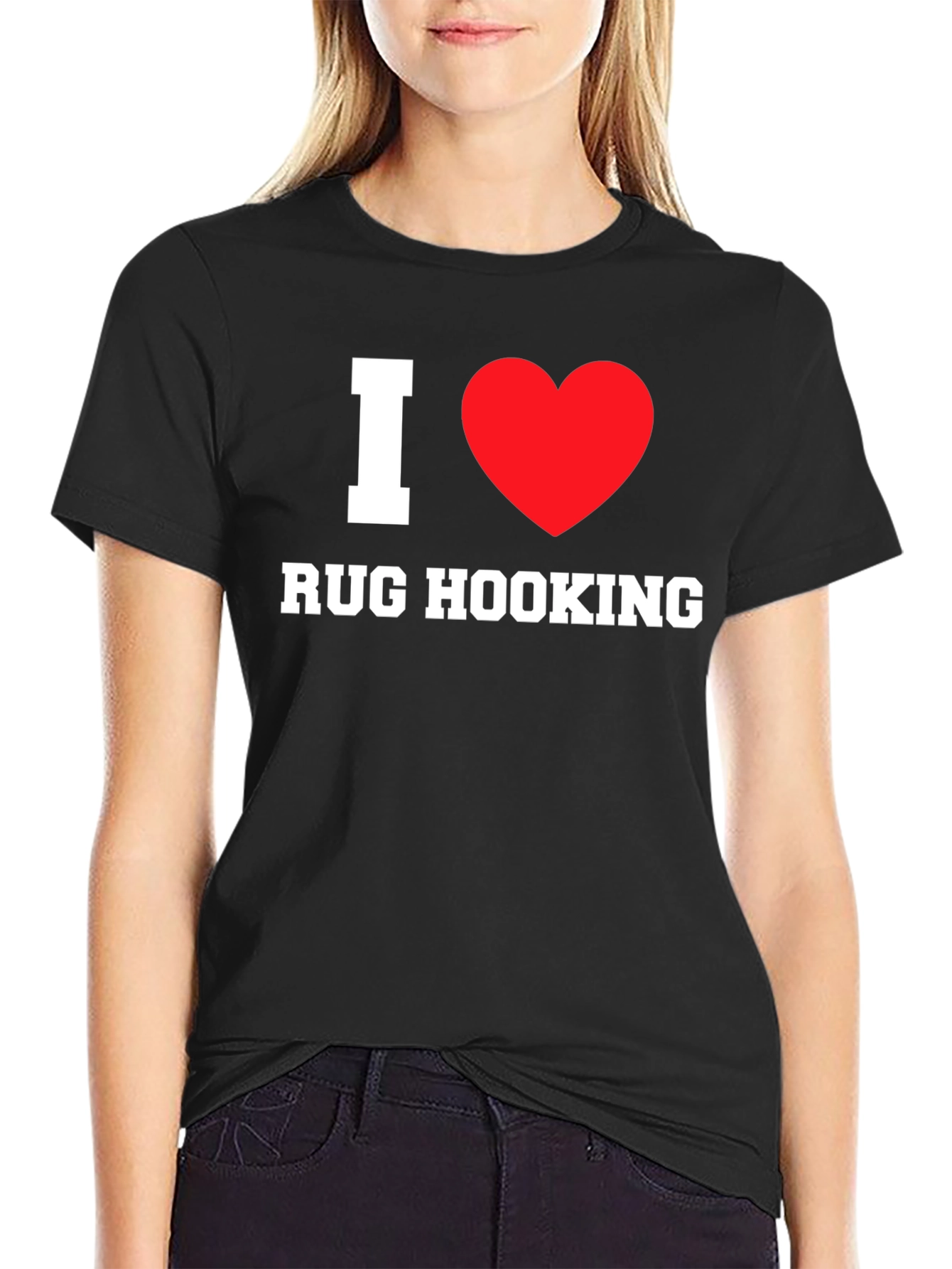 I Heart Rug Hooking T-Shirt