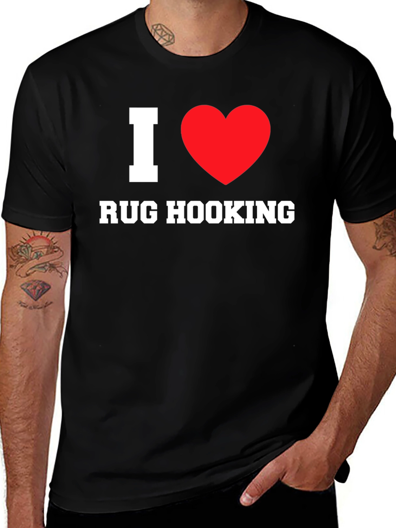 I Heart Rug Hooking T-Shirt