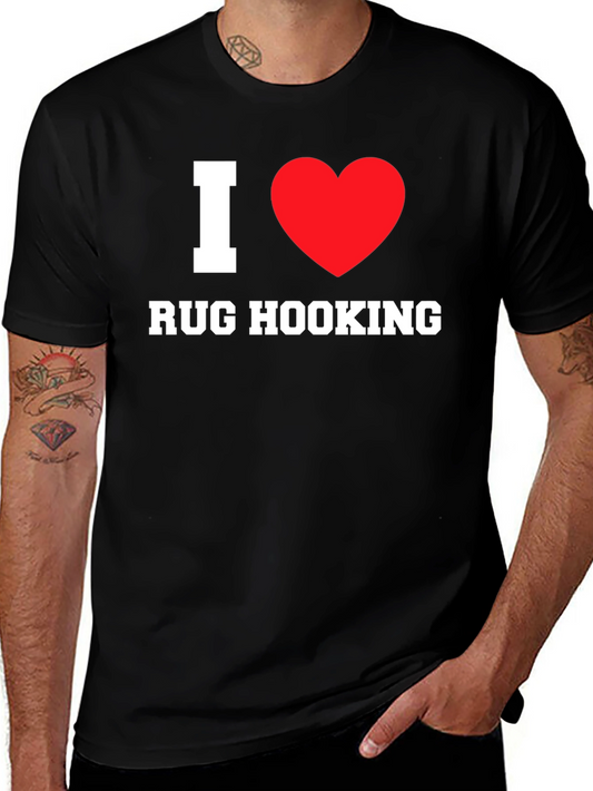 I Heart Rug Hooking T-Shirt