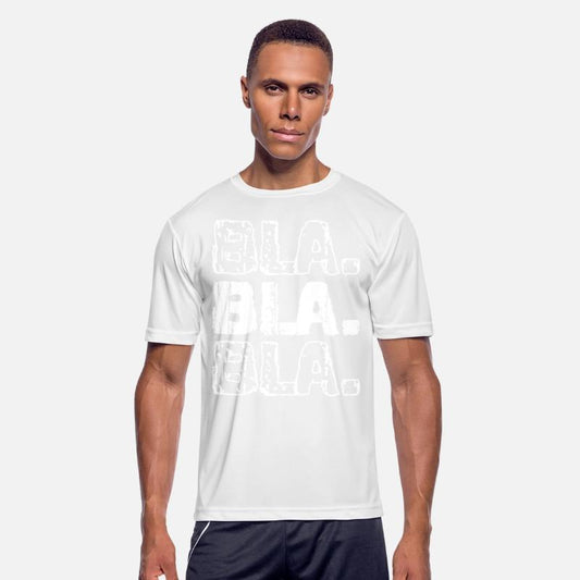 Bla, bla, bla, bla, bla on wood