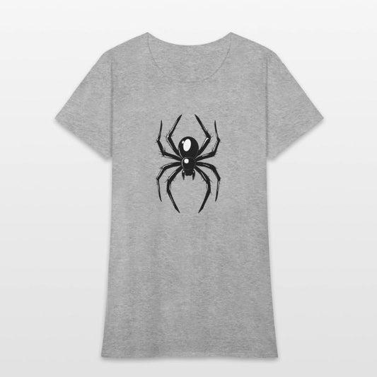 Black Spider With Glossy Legs