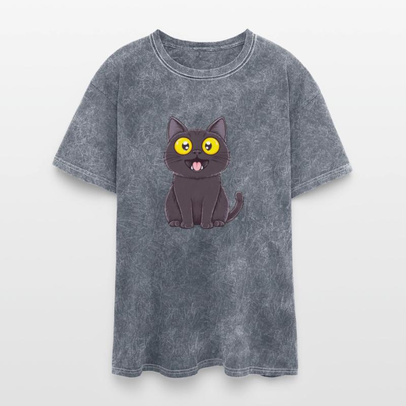 Black Surprised Kitty