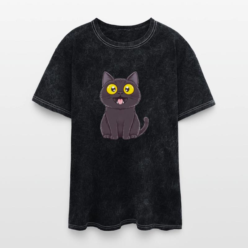 Black Surprised Kitty