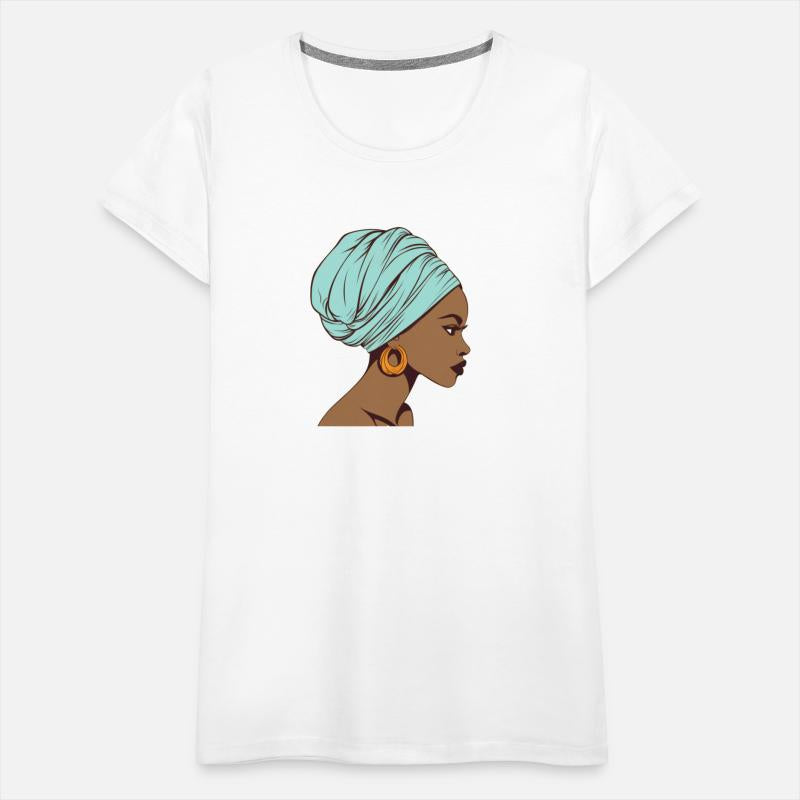Black Woman with head wrap, black women
